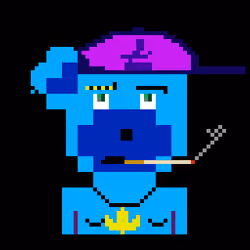 Pixel Crypto Punk Bear #39 (Supporting Canada's Kids Help Phone)