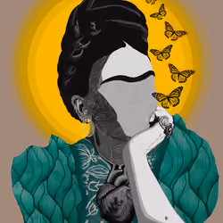 Frida Kahlo Resilient Heart 