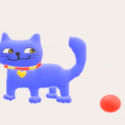 Heart Cat 3D #2