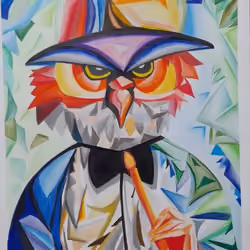 Cubism owl