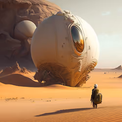5395 'SUR Real Estate' Desert Blimps & Housing