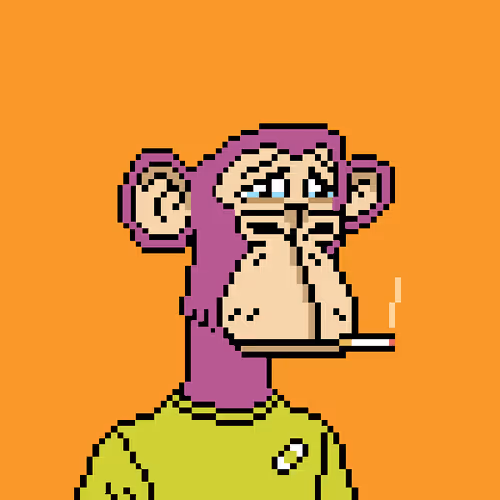 Smoker Pixel Monkey 16