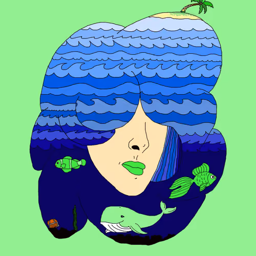 Haired Girl #008