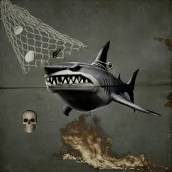 Shark Trap With Net & Fire