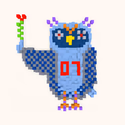 HappyOwl＃07mosaic