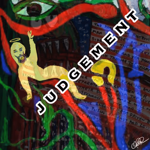 Judgement - Major Arcana #21 of the Vagobond Bald Jesus Tarot