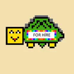 hired tortoise's rear