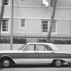 Classic Car / Black and White
