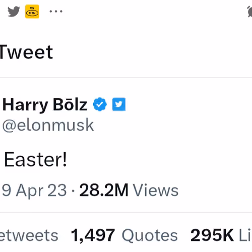 ELON MUSK TWEET.