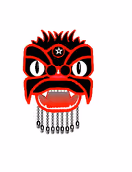 Lion Dancer red 1