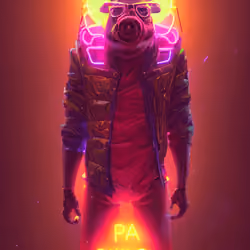 Neon Pig #18