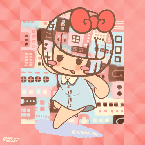 abater x kawaii x nemo.sqr collabo  FANART #01