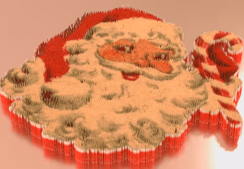 Santa Claus Rug