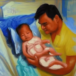 Father welcomes 8 billionth daughter in the world