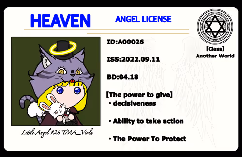 ANGEL LICENSE - Little Angel #26 TMA_Viola