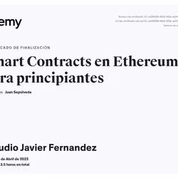 Smart contract en Ethereum - Solidity