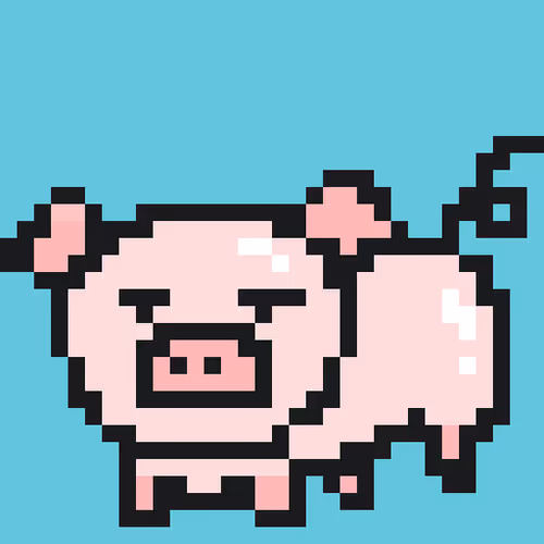 Classic Bored Piggy
