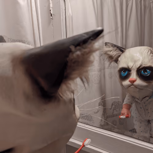 Toothbrush Cat Baby