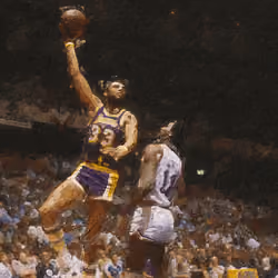 Oil Painting #215 - Kareem Abdul Jabbar