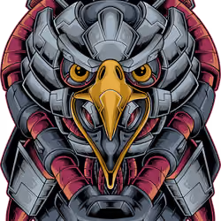 Eagle Head Cyberpunk