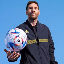 Leo Messi and the ball Al Rihla ️