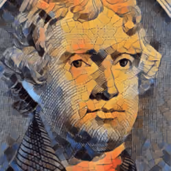 Mosaic Thomas Jefferson