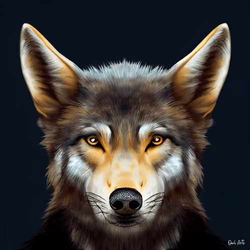 Wolf NFT #002 - Wolves Art