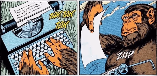 da monkey typewriter
