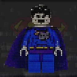Super Dots: Bizarro Superman