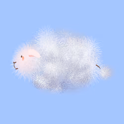 fuzzy sheep