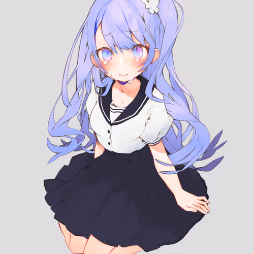 泣いてる女の子