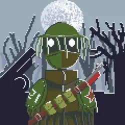 The Man Pixel Soldier GIF