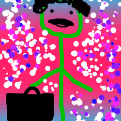 Man with a briefcase 