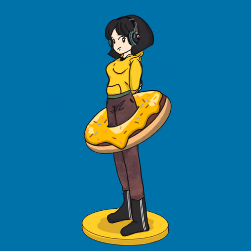 Donuts FIGURE No.5 Caramel chocolate