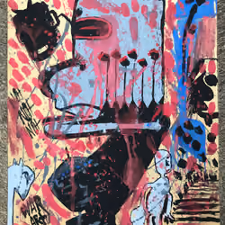 Abstract aztec tribe figure (30)
