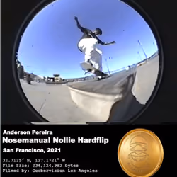 Anderson Steez - Nosemanny Nollie Hardflip