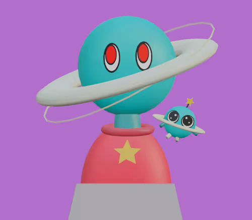 3D Fan#01 don-dawn&minidon statue