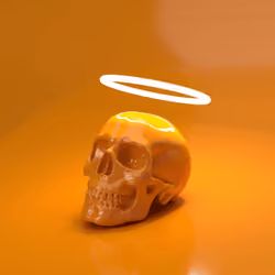 memento mori - orange 