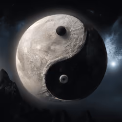 Yin Yang Moon