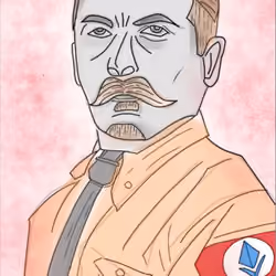 Adolf Stalin Digital painting NFT