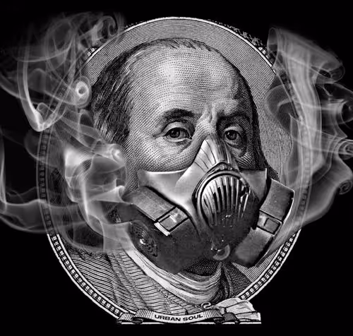Masked Benjamin Franklin