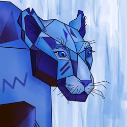 Lioness #6 Dark Blue