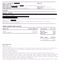 Doğa Sigorta Poliçesi