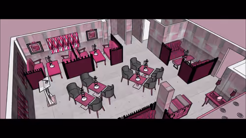A hookah lounge - interior concept for metaverse 
