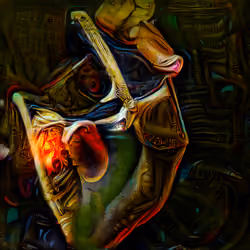 Artificial Trieb 00.NSFW: Clinging Girl (Tribute to Giger)