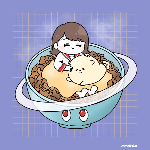 "pokkadon Cheese GYUDON"