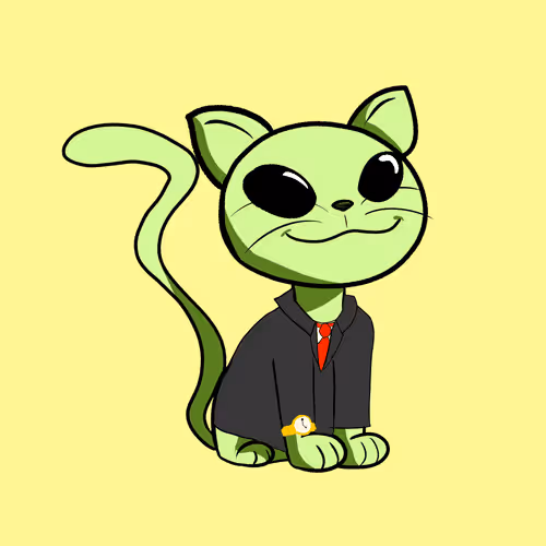 Executive Alien Cat