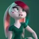 Rabbits girl