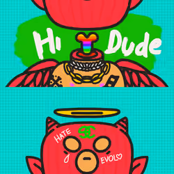 Neckless Dude #0015 X EVOLARTCOMP 