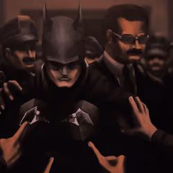 The Batman at GCPD